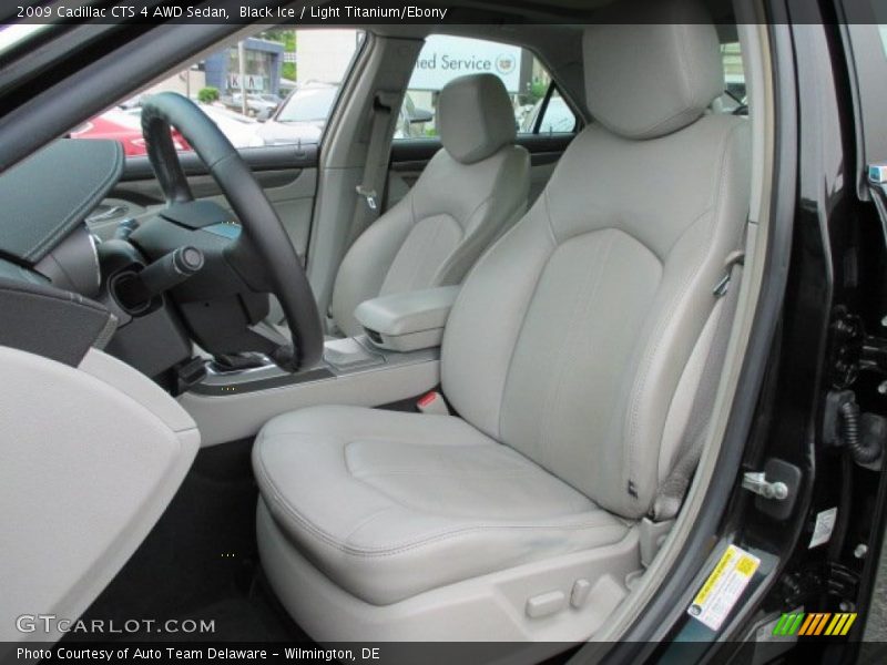 Black Ice / Light Titanium/Ebony 2009 Cadillac CTS 4 AWD Sedan
