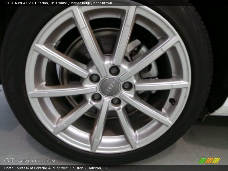 Ibis White / Velvet Beige/Moor Brown 2014 Audi A4 2.0T Sedan