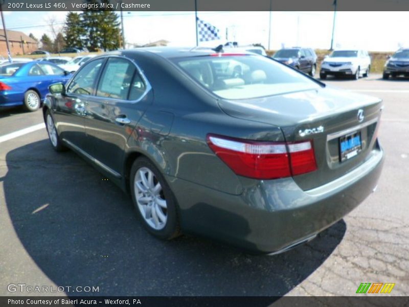 Verdigris Mica / Cashmere 2007 Lexus LS 460