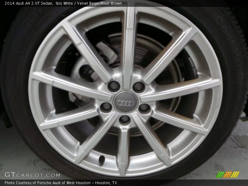 Ibis White / Velvet Beige/Moor Brown 2014 Audi A4 2.0T Sedan