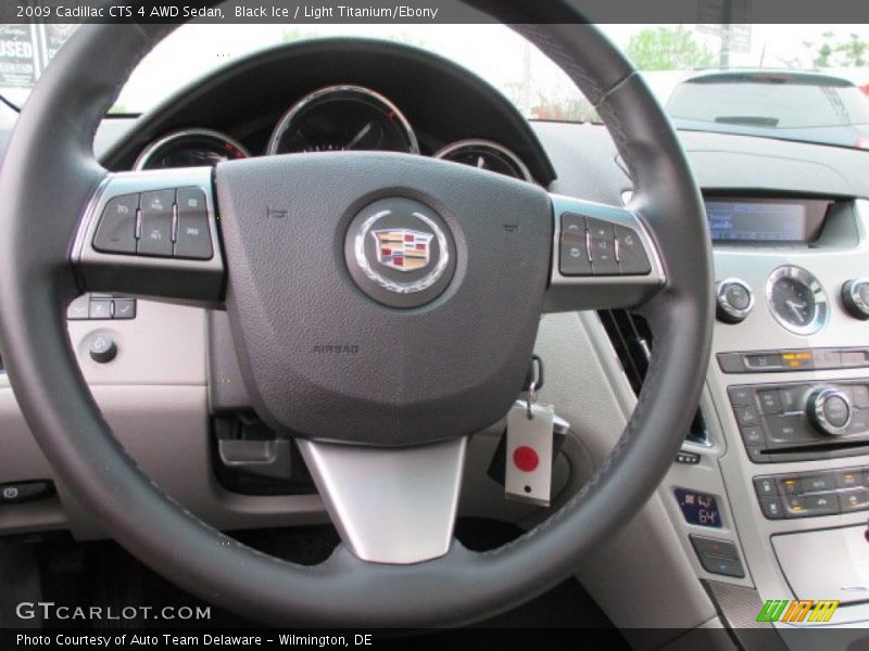 Black Ice / Light Titanium/Ebony 2009 Cadillac CTS 4 AWD Sedan