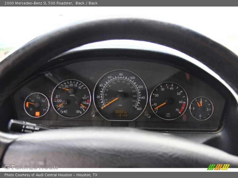 Black / Black 2000 Mercedes-Benz SL 500 Roadster