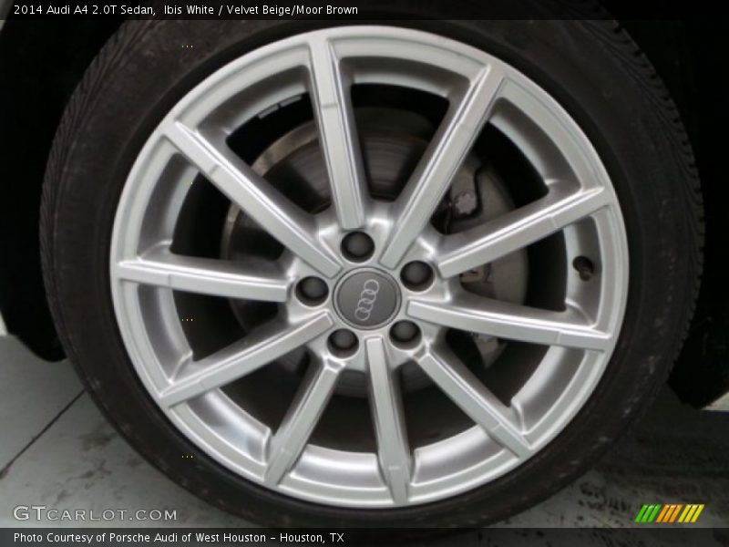 Ibis White / Velvet Beige/Moor Brown 2014 Audi A4 2.0T Sedan