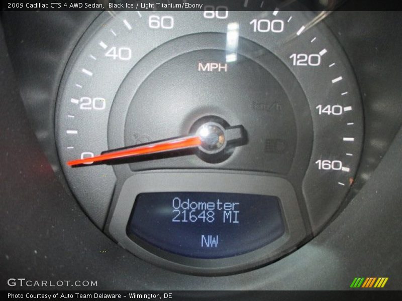 Black Ice / Light Titanium/Ebony 2009 Cadillac CTS 4 AWD Sedan