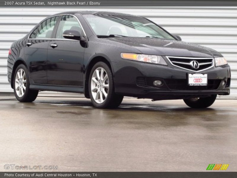 Nighthawk Black Pearl / Ebony 2007 Acura TSX Sedan
