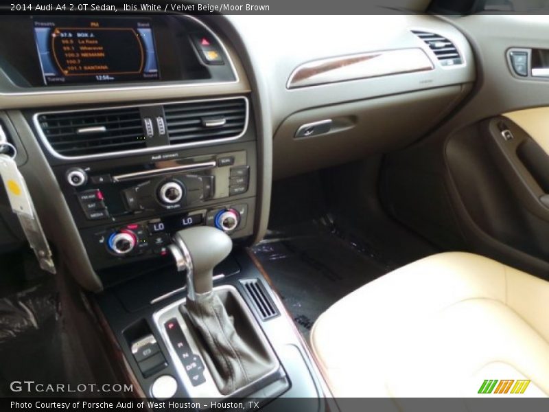 Ibis White / Velvet Beige/Moor Brown 2014 Audi A4 2.0T Sedan