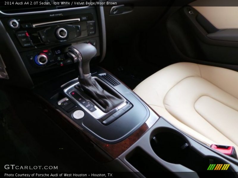 Ibis White / Velvet Beige/Moor Brown 2014 Audi A4 2.0T Sedan