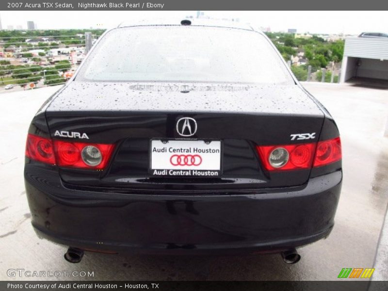 Nighthawk Black Pearl / Ebony 2007 Acura TSX Sedan