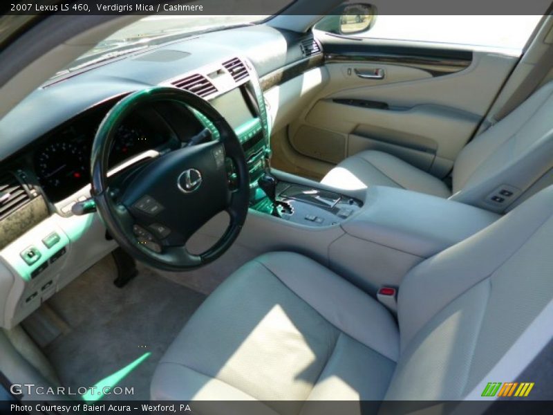 Verdigris Mica / Cashmere 2007 Lexus LS 460