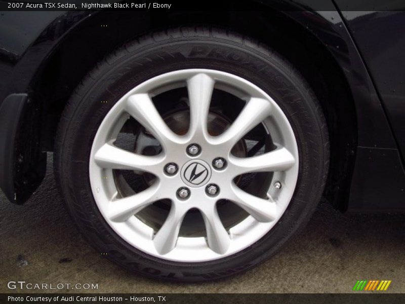 Nighthawk Black Pearl / Ebony 2007 Acura TSX Sedan