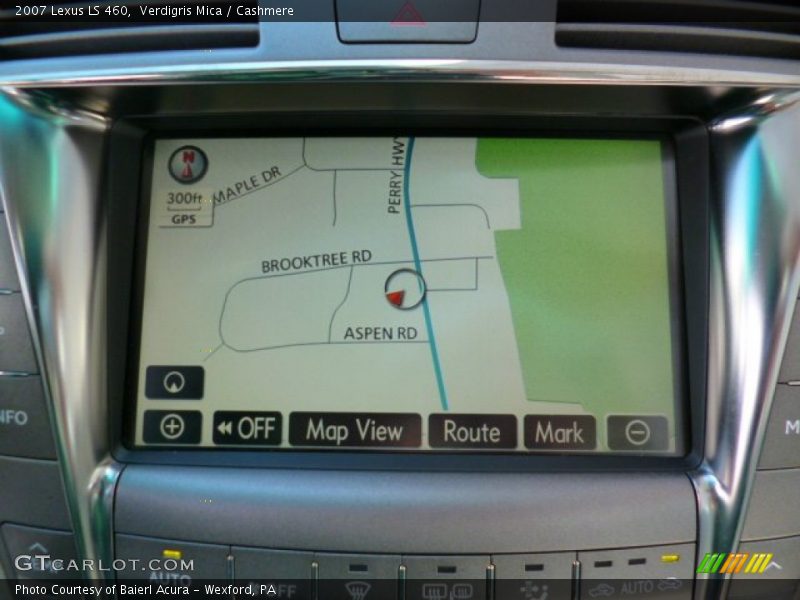 Verdigris Mica / Cashmere 2007 Lexus LS 460