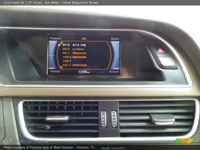 Ibis White / Velvet Beige/Moor Brown 2014 Audi A4 2.0T Sedan