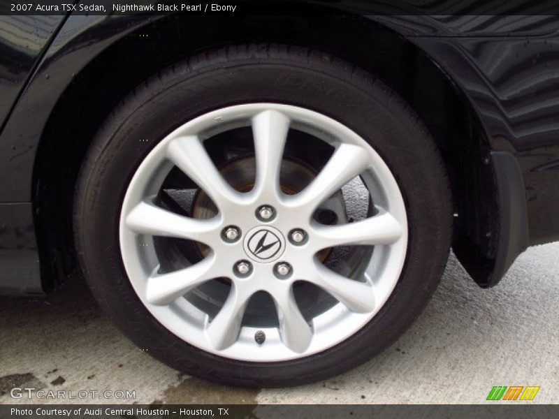 Nighthawk Black Pearl / Ebony 2007 Acura TSX Sedan