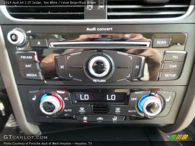 Ibis White / Velvet Beige/Moor Brown 2014 Audi A4 2.0T Sedan