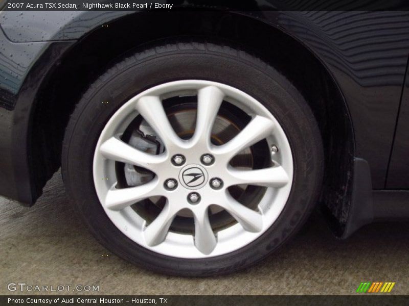 Nighthawk Black Pearl / Ebony 2007 Acura TSX Sedan