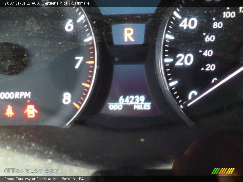 Verdigris Mica / Cashmere 2007 Lexus LS 460