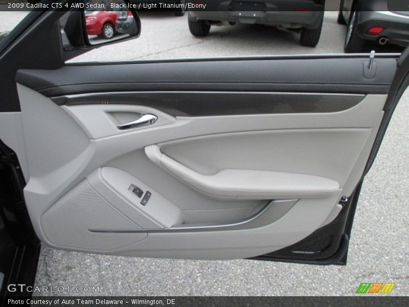 Black Ice / Light Titanium/Ebony 2009 Cadillac CTS 4 AWD Sedan