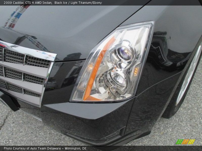 Black Ice / Light Titanium/Ebony 2009 Cadillac CTS 4 AWD Sedan