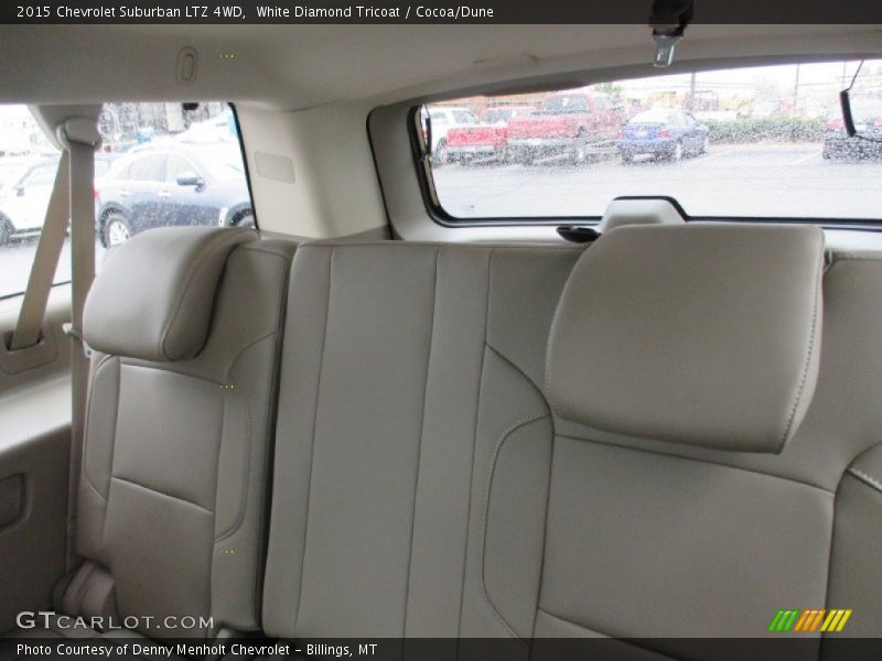 White Diamond Tricoat / Cocoa/Dune 2015 Chevrolet Suburban LTZ 4WD