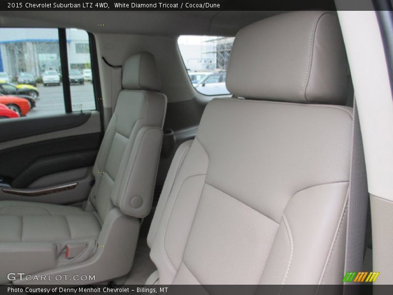 White Diamond Tricoat / Cocoa/Dune 2015 Chevrolet Suburban LTZ 4WD