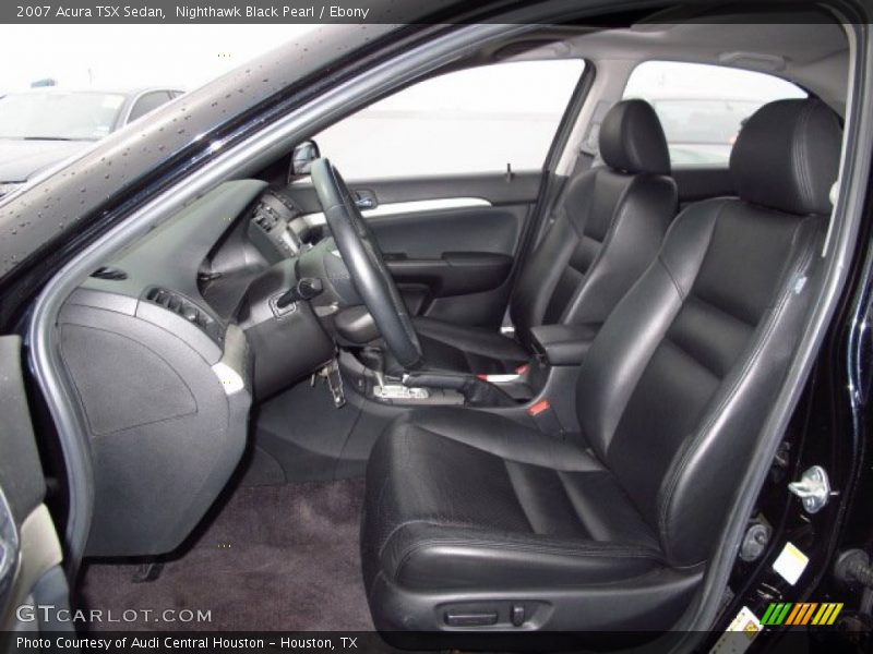 Nighthawk Black Pearl / Ebony 2007 Acura TSX Sedan
