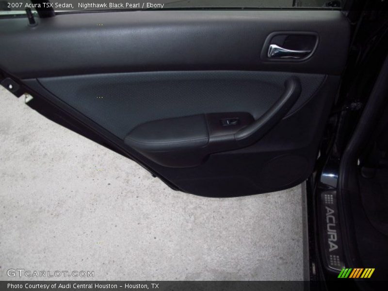 Nighthawk Black Pearl / Ebony 2007 Acura TSX Sedan