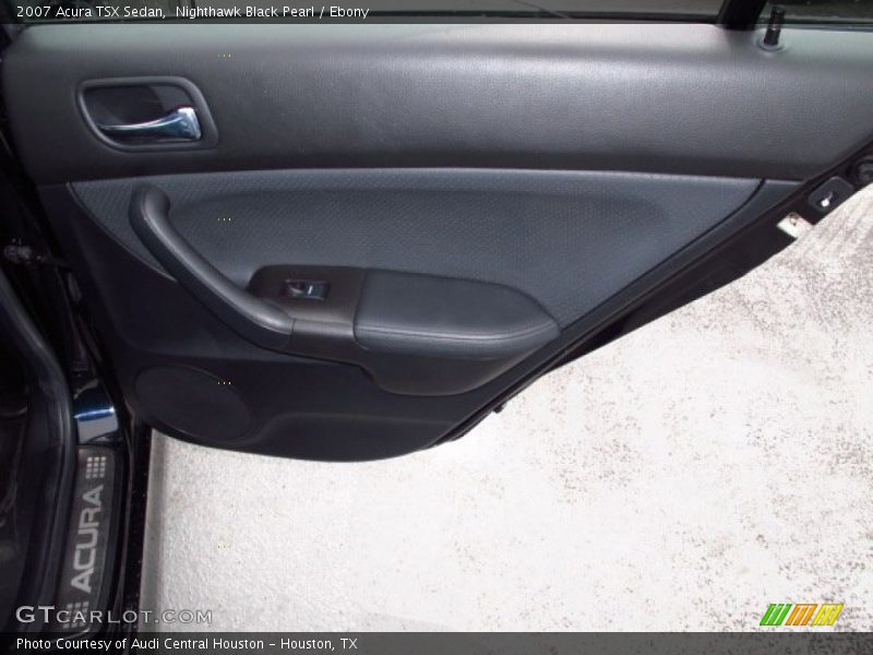 Nighthawk Black Pearl / Ebony 2007 Acura TSX Sedan