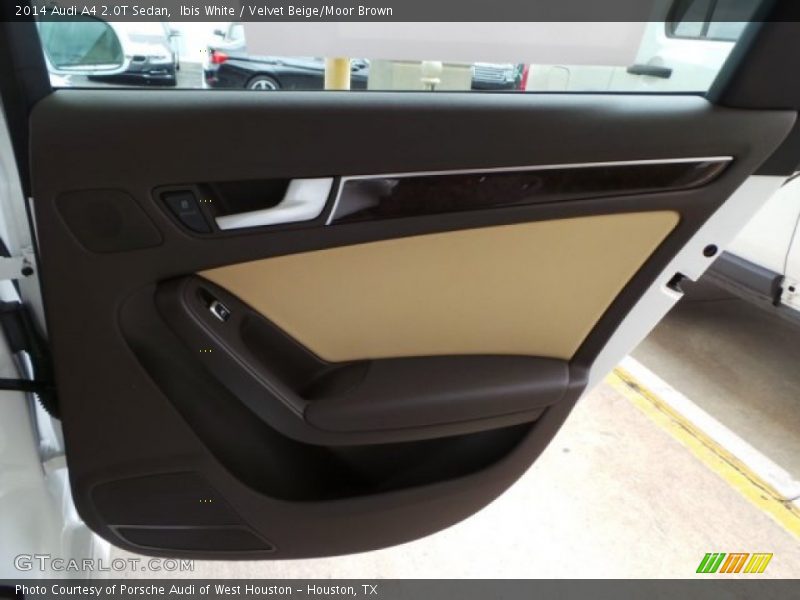 Ibis White / Velvet Beige/Moor Brown 2014 Audi A4 2.0T Sedan