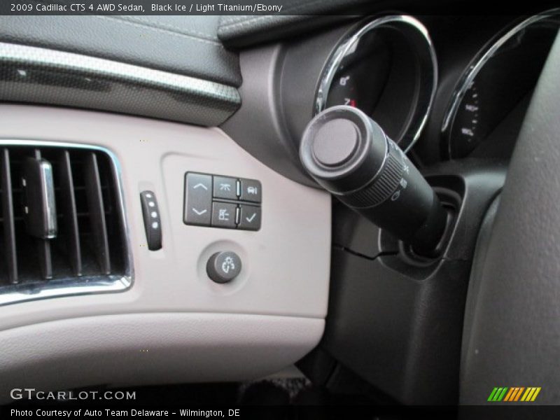 Black Ice / Light Titanium/Ebony 2009 Cadillac CTS 4 AWD Sedan