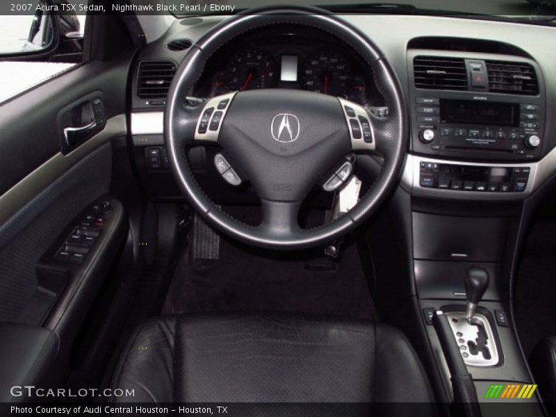 Nighthawk Black Pearl / Ebony 2007 Acura TSX Sedan