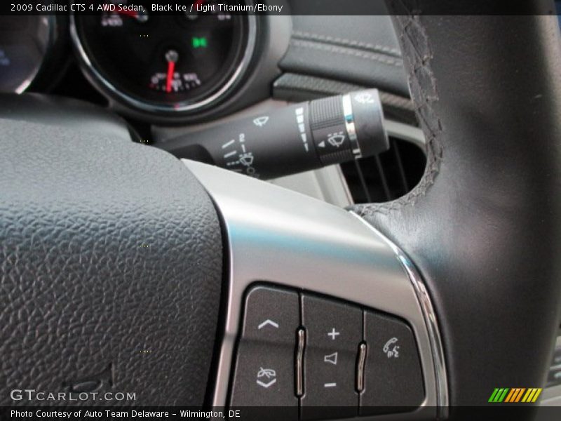 Black Ice / Light Titanium/Ebony 2009 Cadillac CTS 4 AWD Sedan