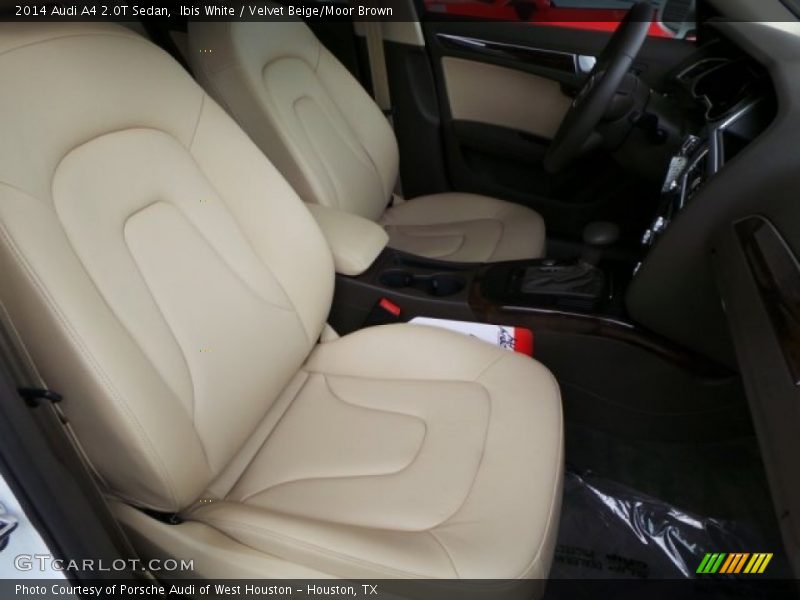 Ibis White / Velvet Beige/Moor Brown 2014 Audi A4 2.0T Sedan