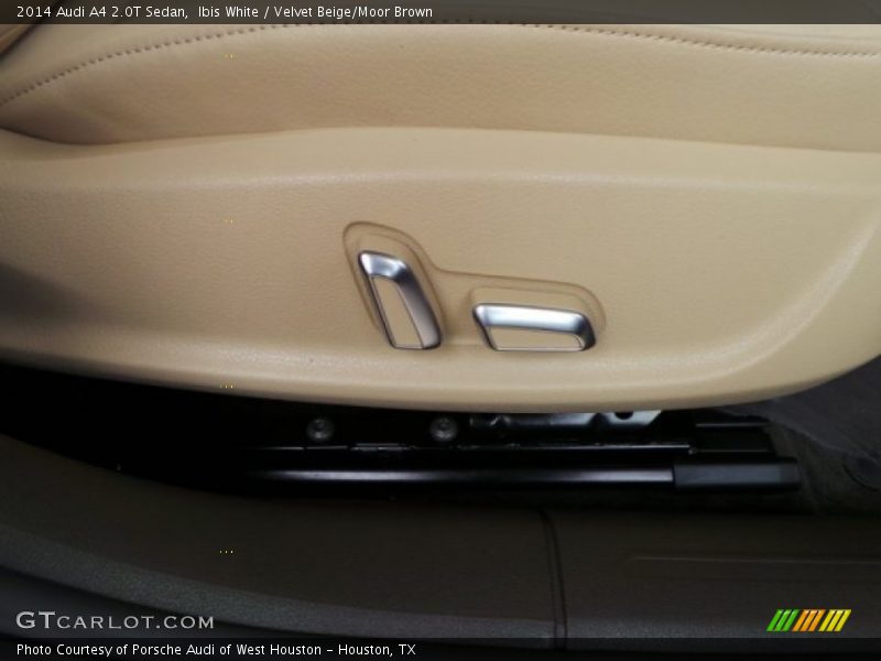 Ibis White / Velvet Beige/Moor Brown 2014 Audi A4 2.0T Sedan