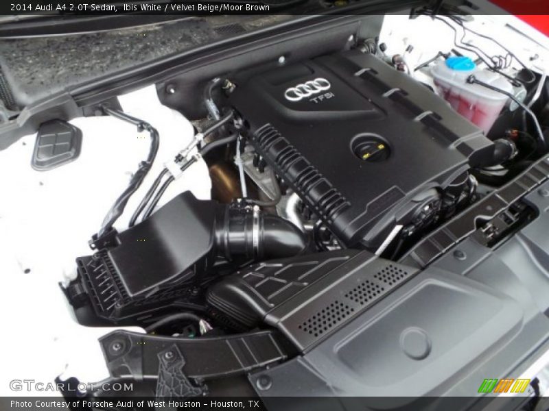 Ibis White / Velvet Beige/Moor Brown 2014 Audi A4 2.0T Sedan