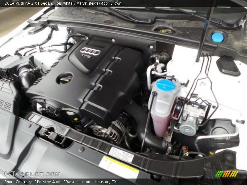 Ibis White / Velvet Beige/Moor Brown 2014 Audi A4 2.0T Sedan