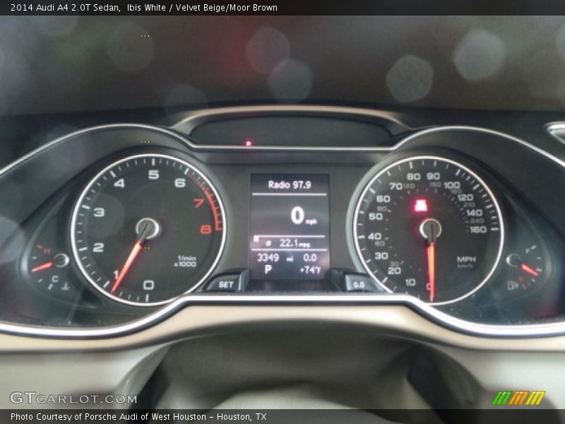 Ibis White / Velvet Beige/Moor Brown 2014 Audi A4 2.0T Sedan