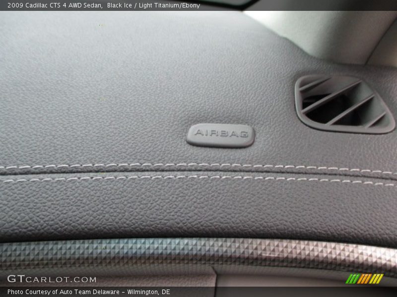 Black Ice / Light Titanium/Ebony 2009 Cadillac CTS 4 AWD Sedan
