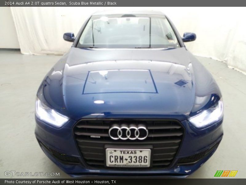 Scuba Blue Metallic / Black 2014 Audi A4 2.0T quattro Sedan