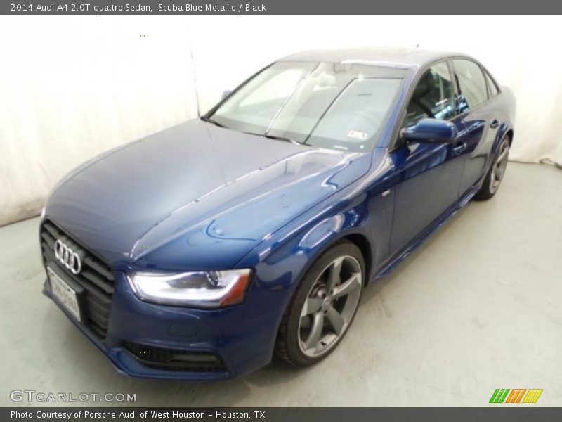 Scuba Blue Metallic / Black 2014 Audi A4 2.0T quattro Sedan
