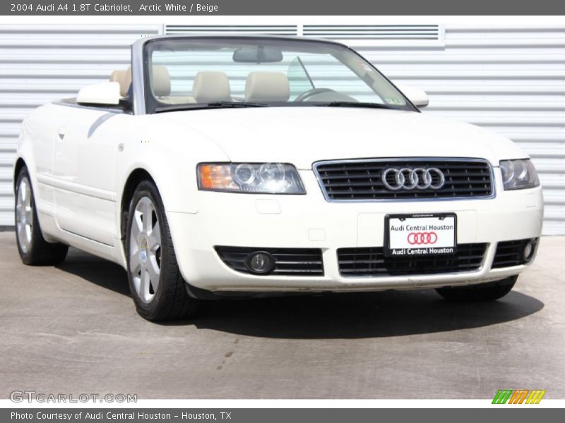 Arctic White / Beige 2004 Audi A4 1.8T Cabriolet