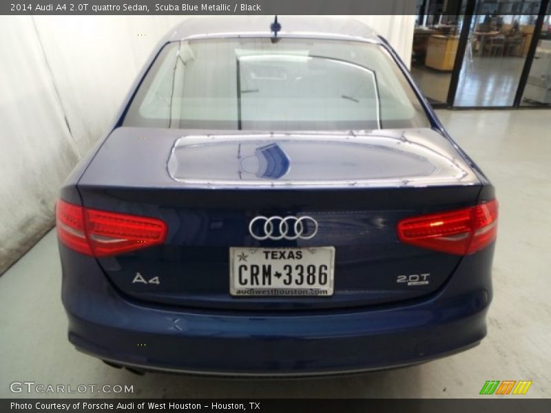 Scuba Blue Metallic / Black 2014 Audi A4 2.0T quattro Sedan