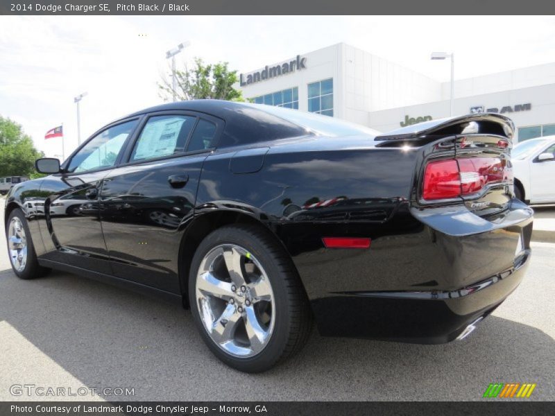 Pitch Black / Black 2014 Dodge Charger SE
