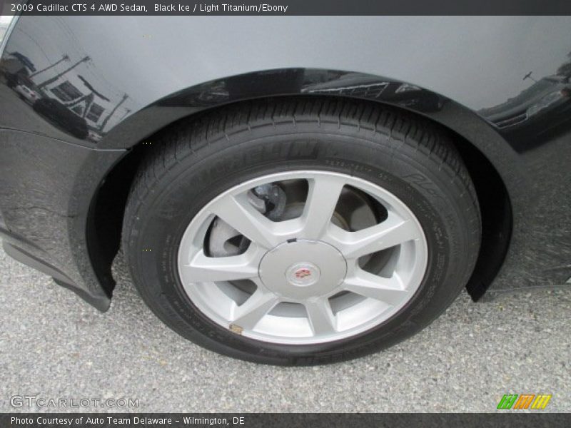 Black Ice / Light Titanium/Ebony 2009 Cadillac CTS 4 AWD Sedan