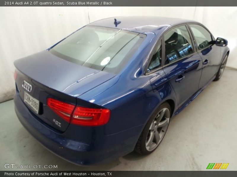 Scuba Blue Metallic / Black 2014 Audi A4 2.0T quattro Sedan