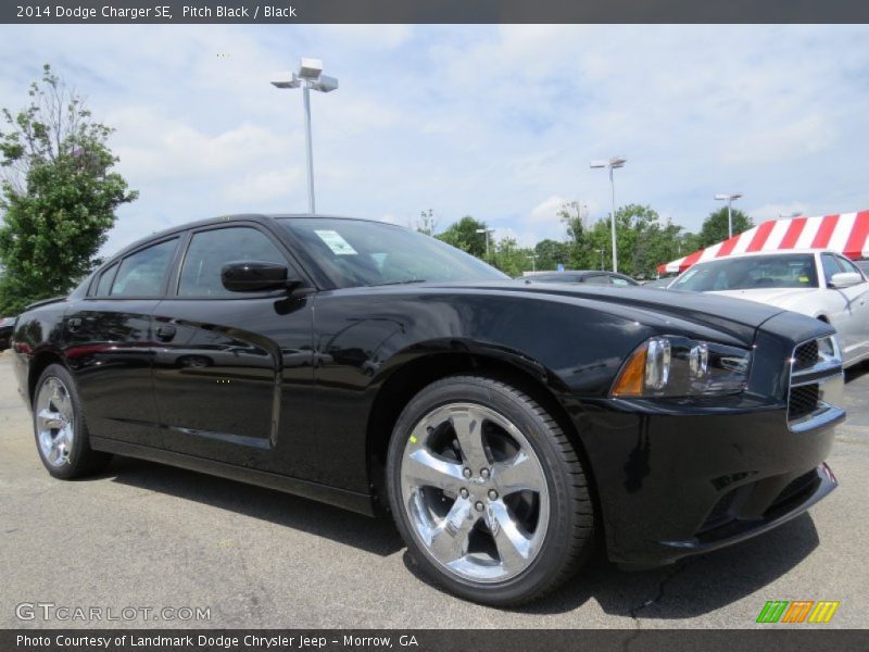Pitch Black / Black 2014 Dodge Charger SE