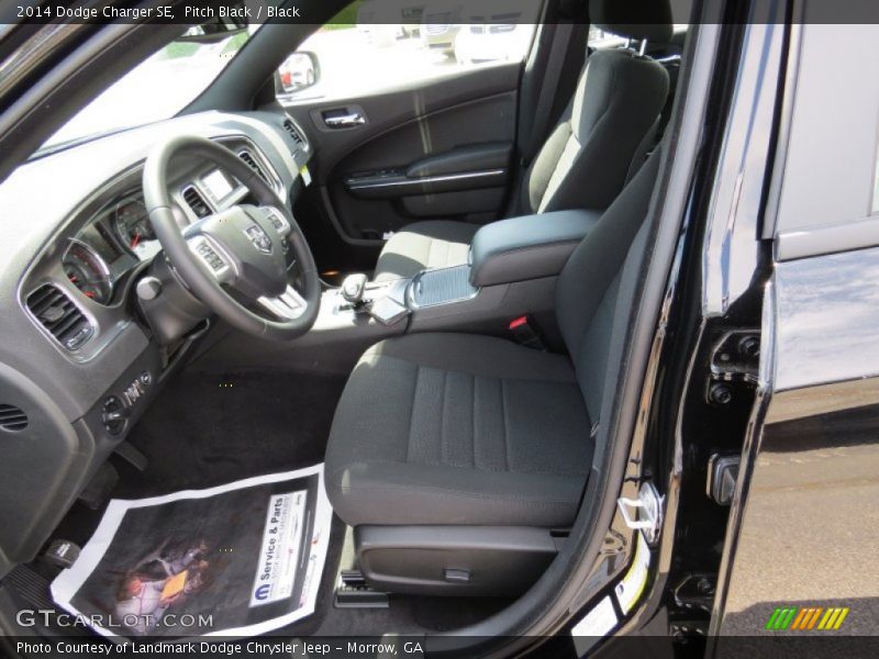 Pitch Black / Black 2014 Dodge Charger SE