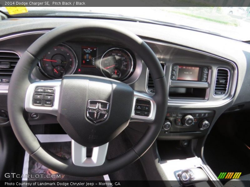 Pitch Black / Black 2014 Dodge Charger SE