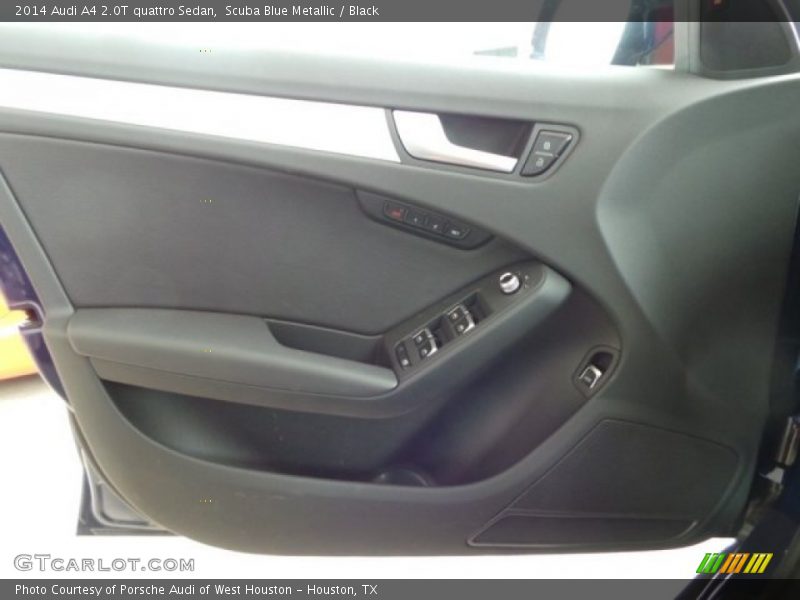 Scuba Blue Metallic / Black 2014 Audi A4 2.0T quattro Sedan
