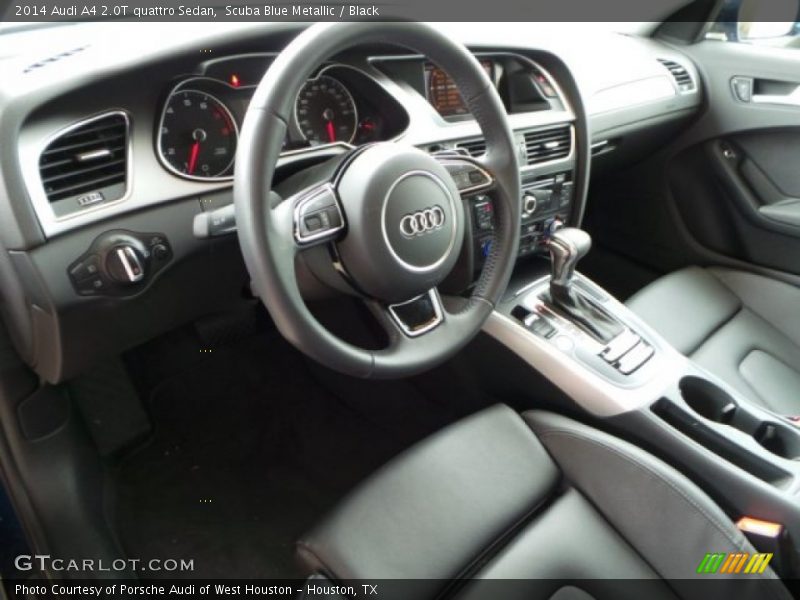 Scuba Blue Metallic / Black 2014 Audi A4 2.0T quattro Sedan
