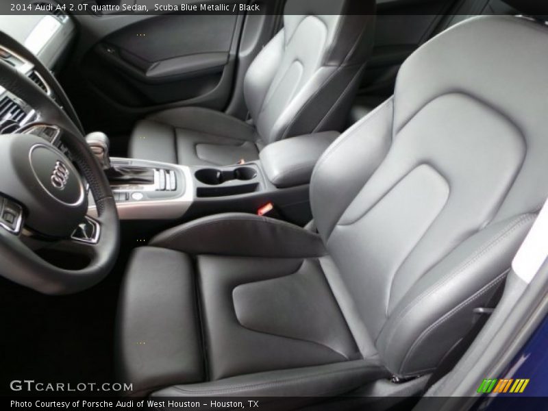 Scuba Blue Metallic / Black 2014 Audi A4 2.0T quattro Sedan